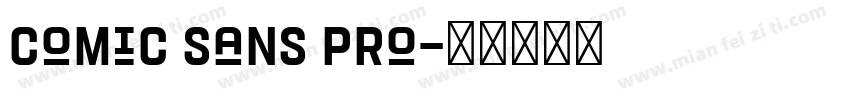 comic sans pro字体转换